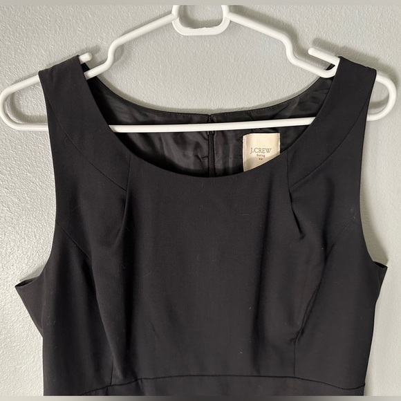 JCrew Black Suiting Dress - Picture 3 of 10